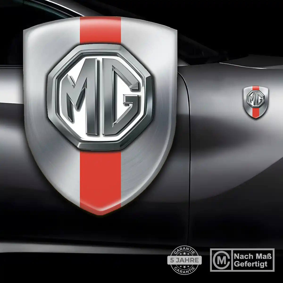 MG 3D Gel Aufkleber Silikon Auto Exterieurdesign