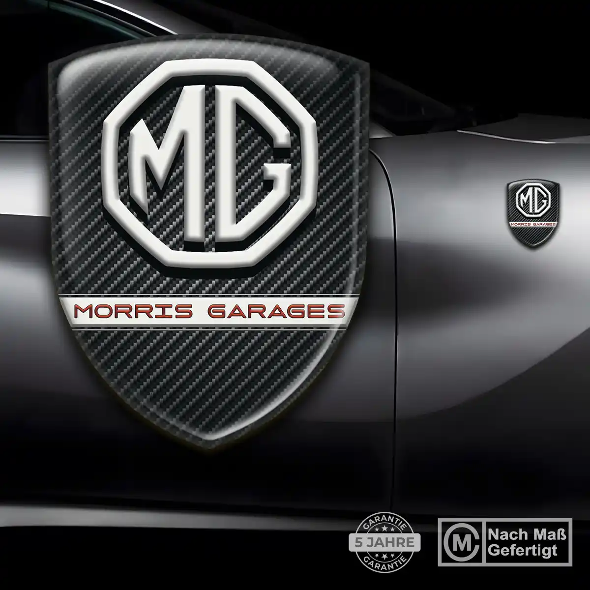 MG 3D Gel Aufkleber Silikon Auto Hochwertiges Harz