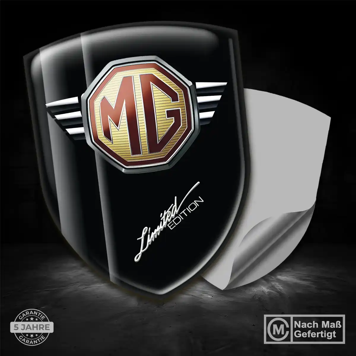 MG 3D Gel Aufkleber Silikon Auto Markenedition