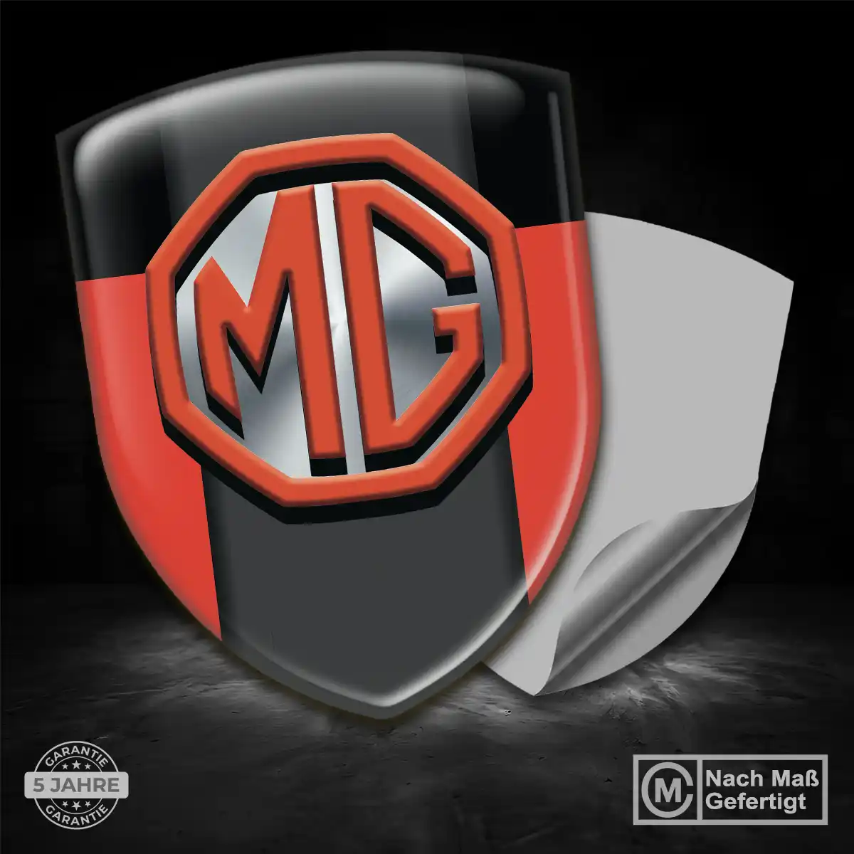 MG 3D Gel Aufkleber Silikon Auto Premium-Edition