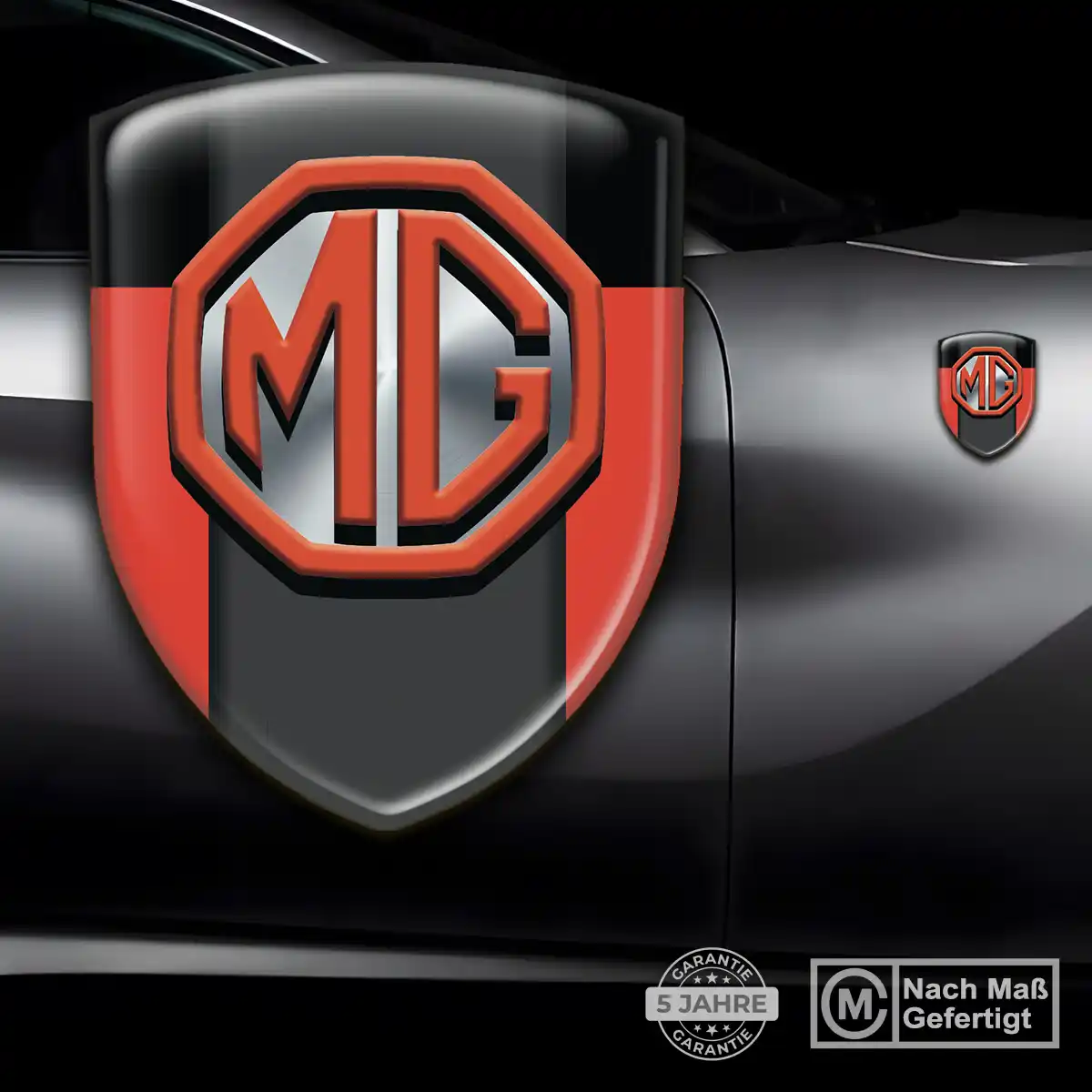 MG 3D Gel Aufkleber Silikon Auto Premium-Edition