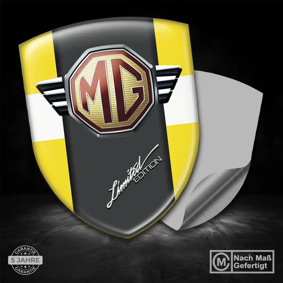 MG 3D Gel Aufkleber Silikon Auto Stilvolles Design