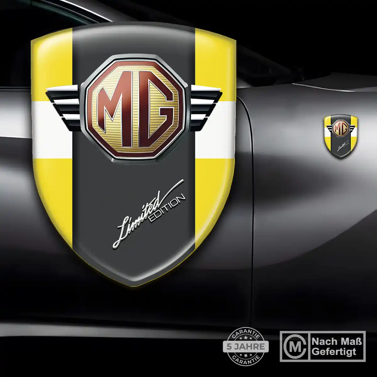 MG 3D Gel Aufkleber Silikon Auto Stilvolles Design