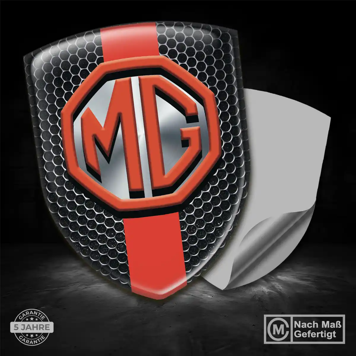 MG 3D Gel Aufkleber Silikon Exterieurdesign