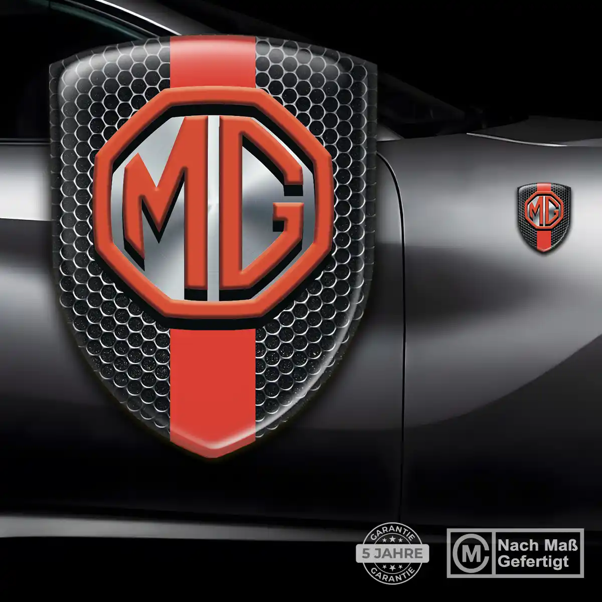 MG 3D Gel Aufkleber Silikon Exterieurdesign