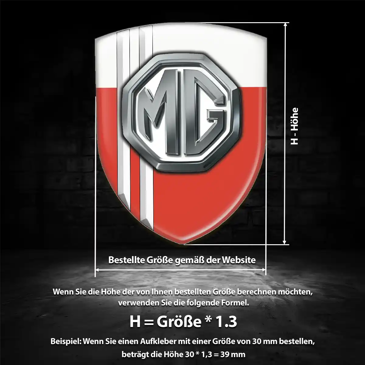 MG 3D Gel Aufkleber Silikon Interieurdesign