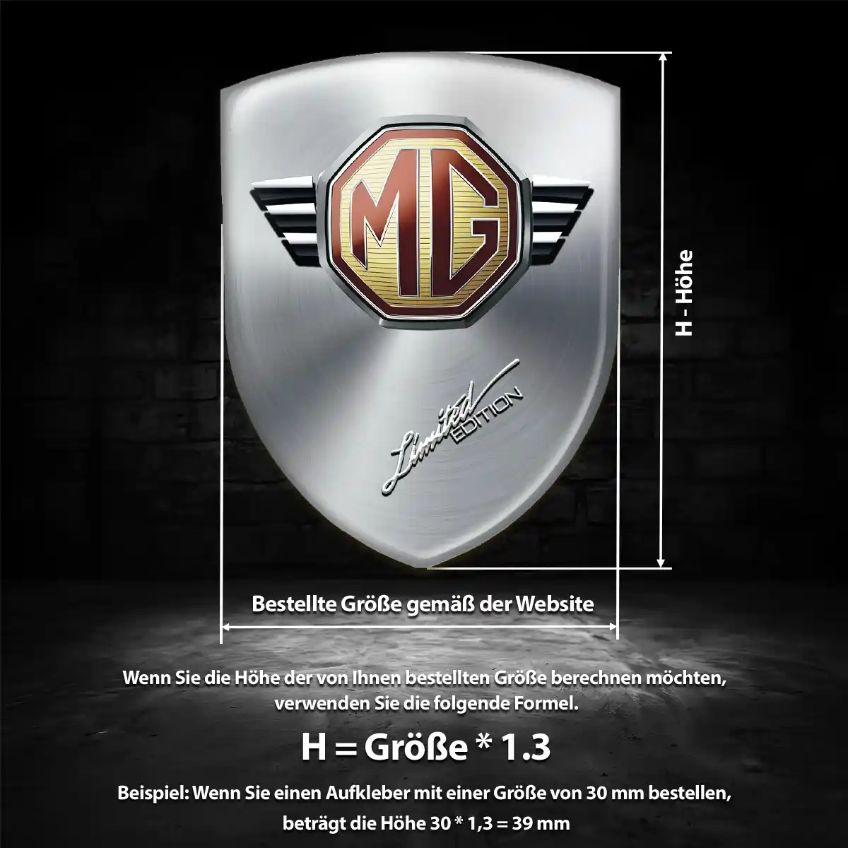 MG 3D Gel Aufkleber Silikon Premium-Edition