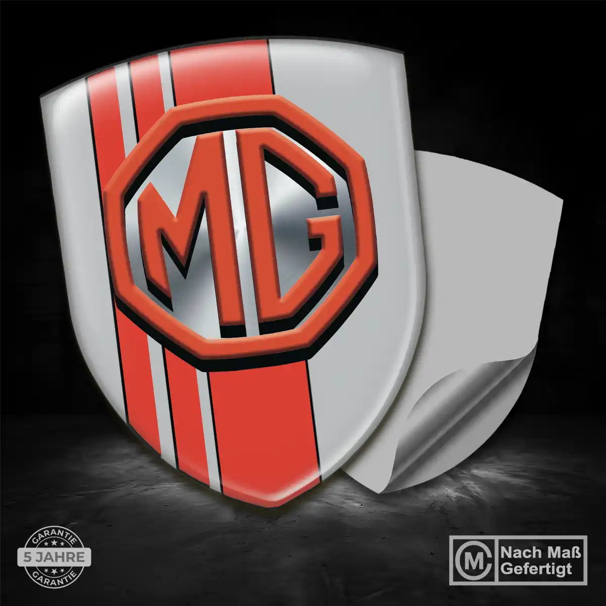 MG 3D Gel Aufkleber Silikon Stilvolles Design