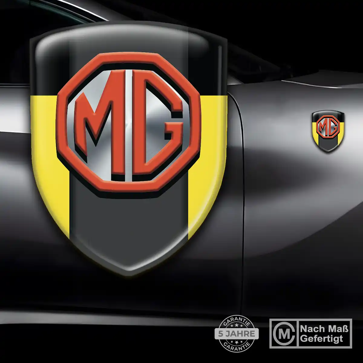 MG 3D Gel Aufkleber Tuningfahrzeug