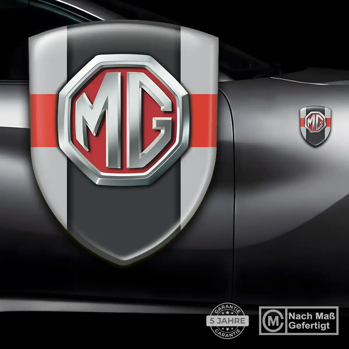 MG 3D Gel Aufkleber Wappen Auto Interieurdesign