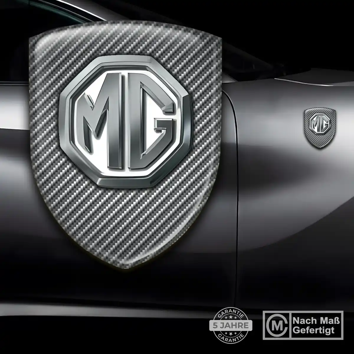MG 3D Gel Aufkleber Wappen Auto Limitierte Auflage