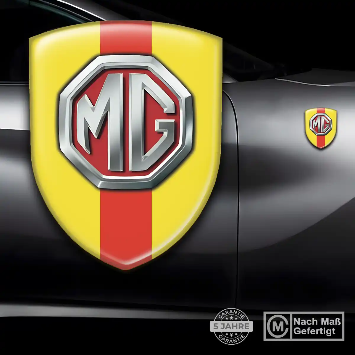 MG 3D Gel Aufkleber Wappen Auto Luxus-Edition