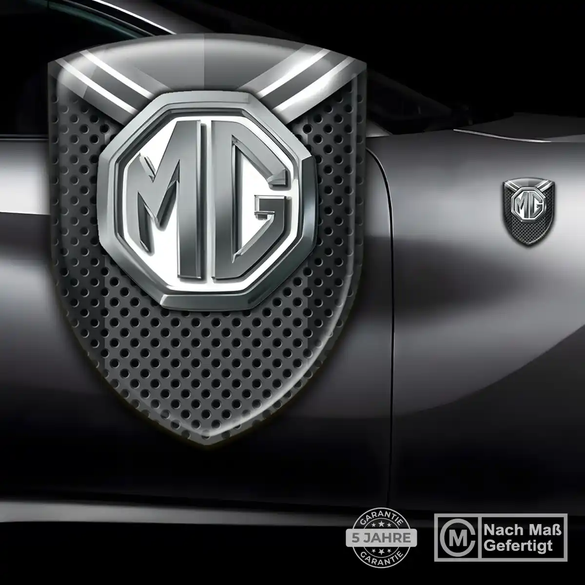 MG 3D Gel Aufkleber Wappen Auto Modernes Design