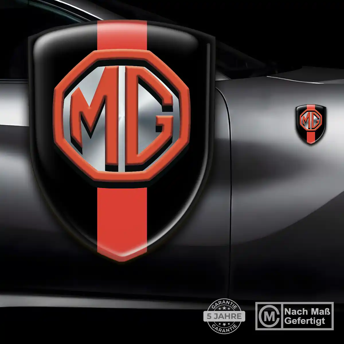 MG 3D Gel Aufkleber Wappen Auto Premiumqualität