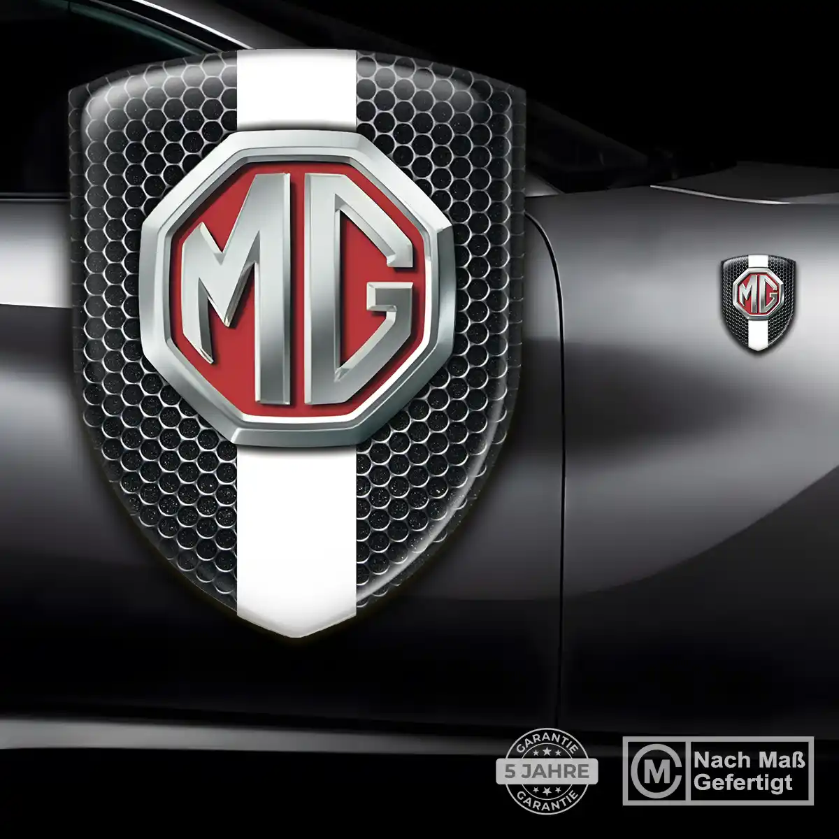 MG 3D Gel Aufkleber Wappen Auto Tuningfahrzeug