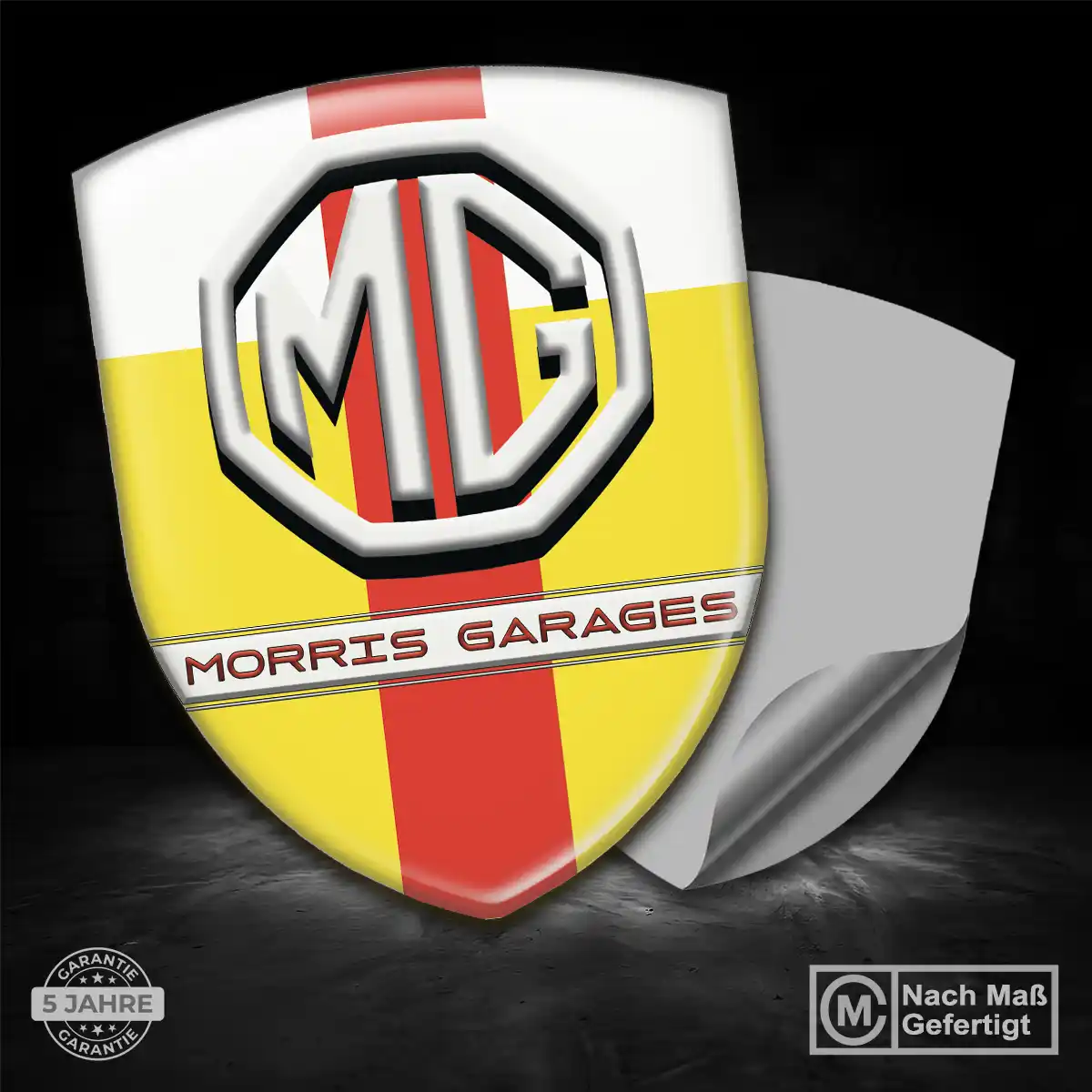 MG 3D Gel Aufkleber Wappen Exterieurdesign