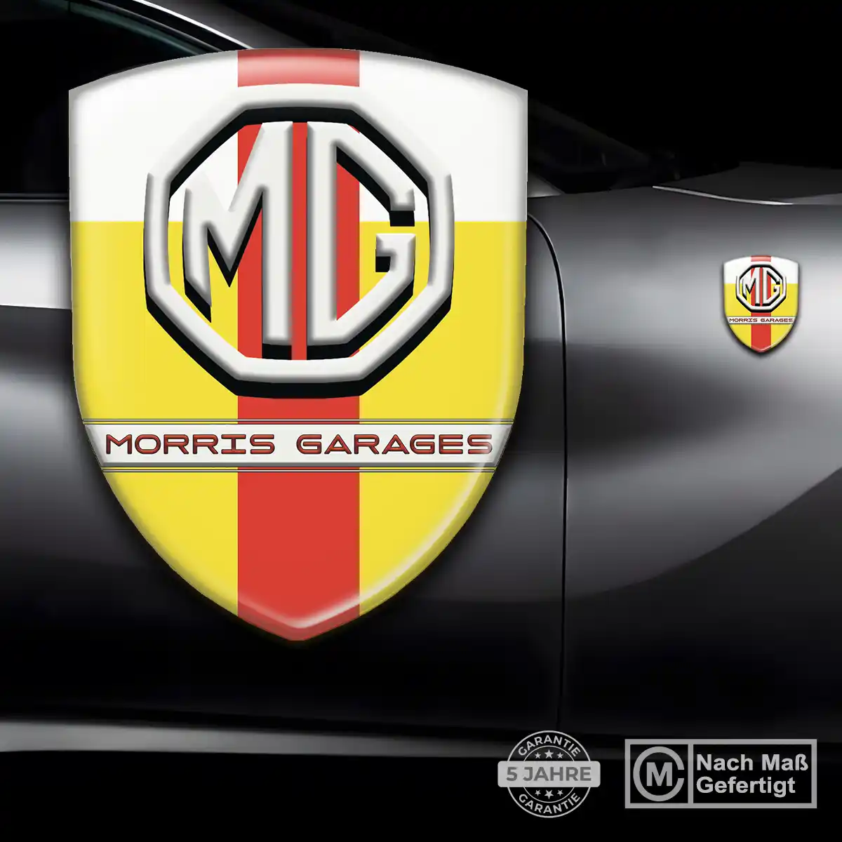 MG 3D Gel Aufkleber Wappen Exterieurdesign