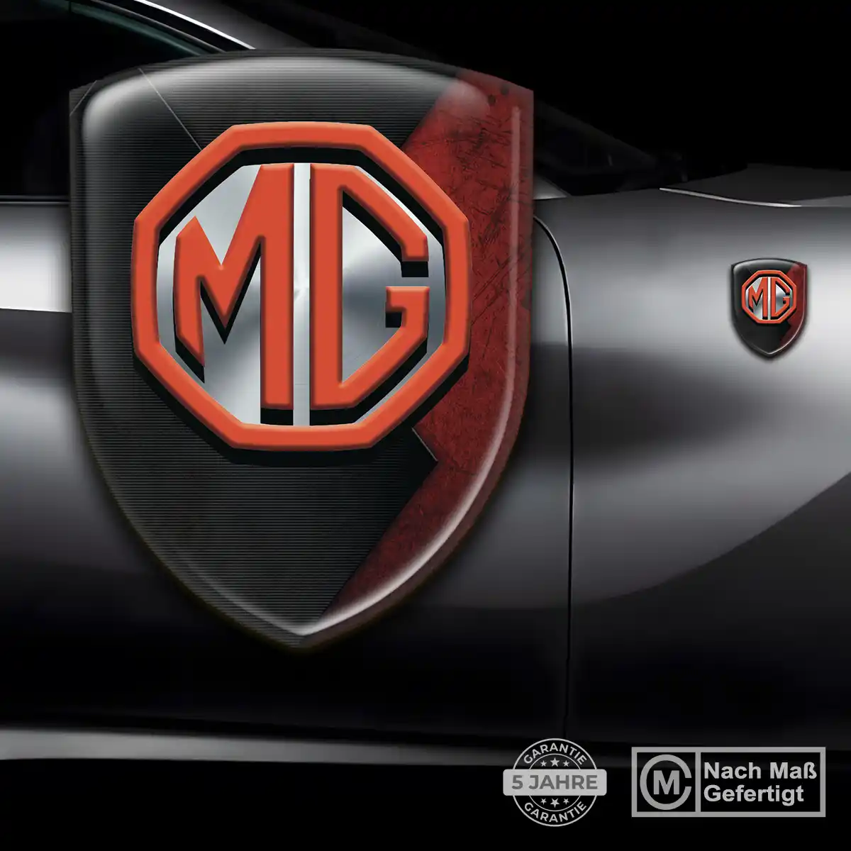 MG 3D Gel Aufkleber Wappen Limitierte Auflage