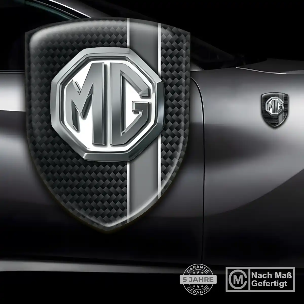 MG 3D Gel Aufkleber Wappen Markenedition