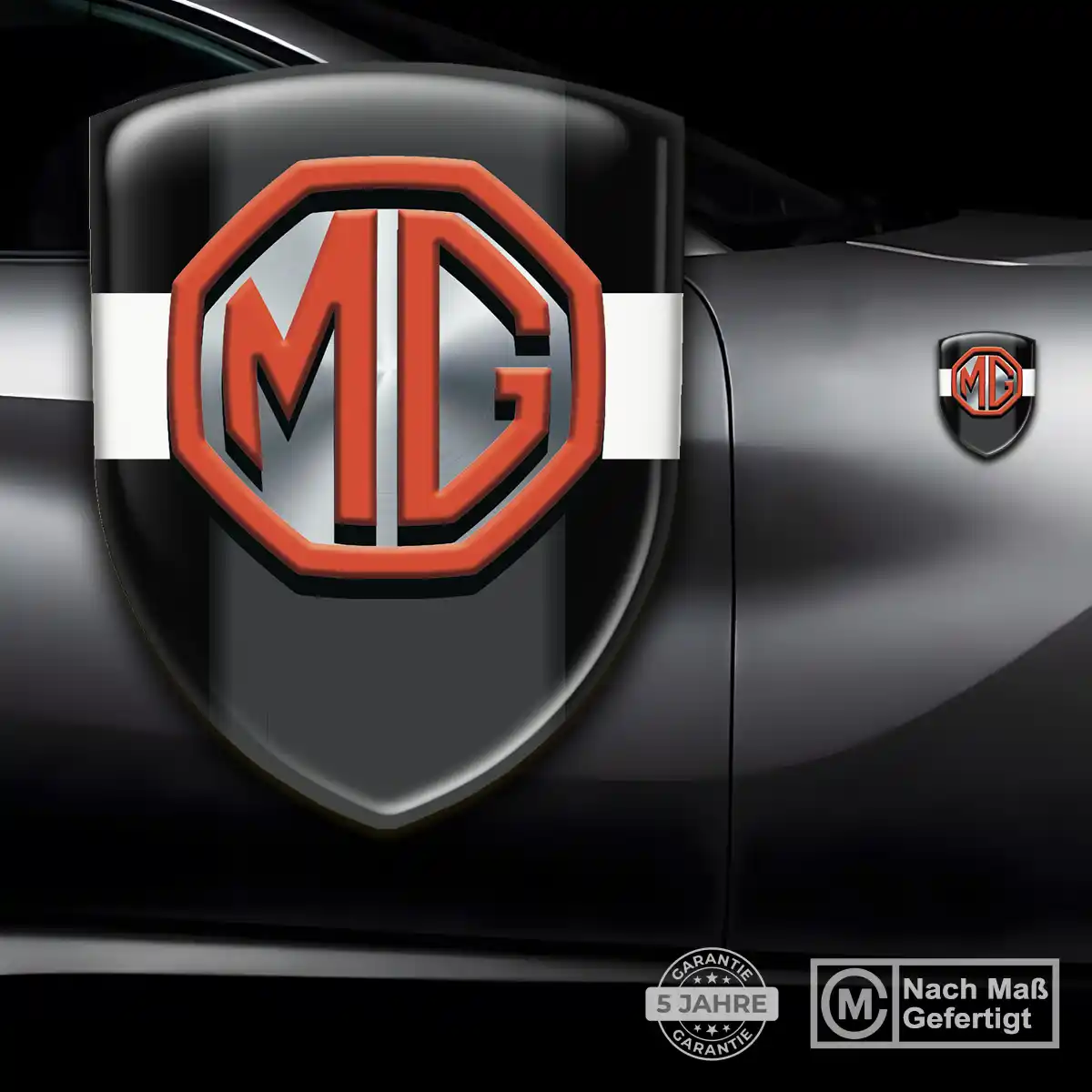 MG 3D Gel Aufkleber Wappen Premium-Edition