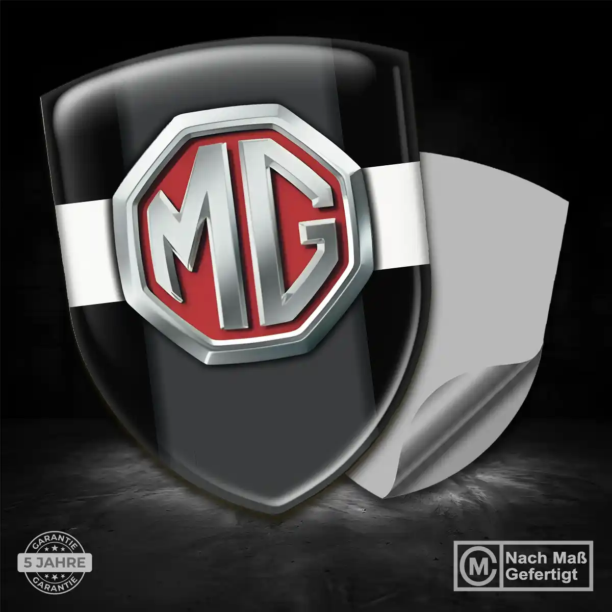 MG 3D Gel Aufkleber Wappen Premiumqualität