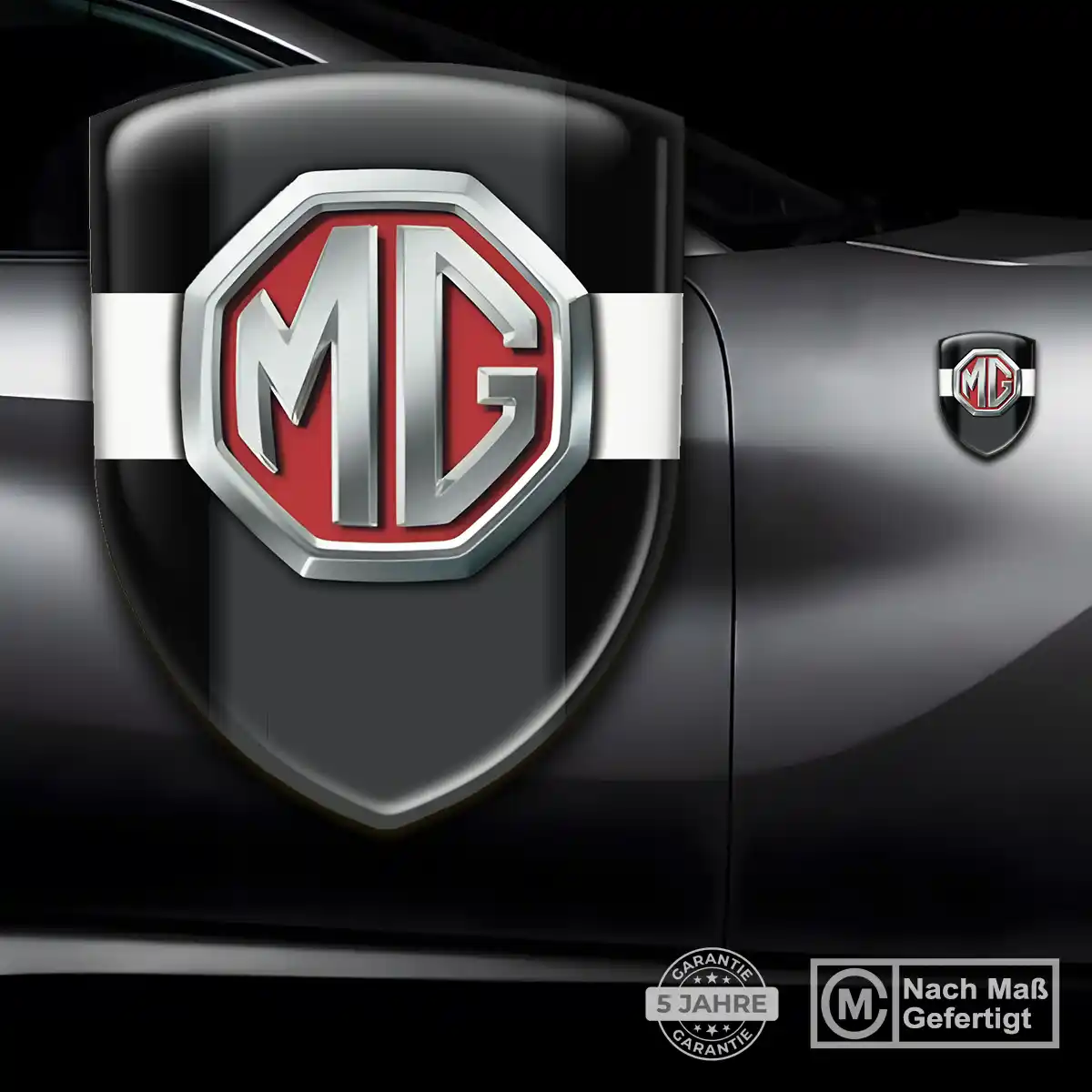 MG 3D Gel Aufkleber Wappen Premiumqualität
