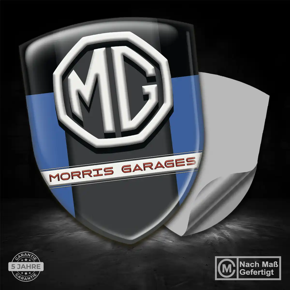 MG Aufkleber 3D Gel Emblem Anspruchsvolles Design