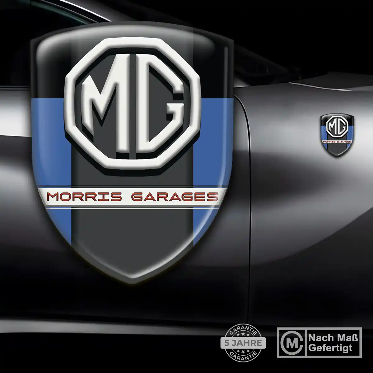MG Aufkleber 3D Gel Emblem Anspruchsvolles Design