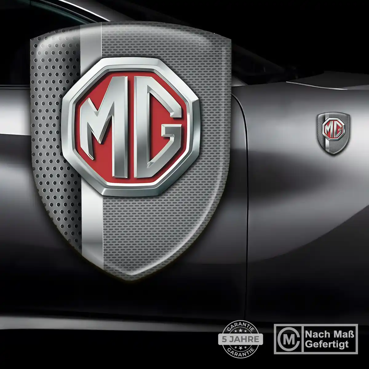 MG Aufkleber 3D Gel Emblem Auto Edles Design