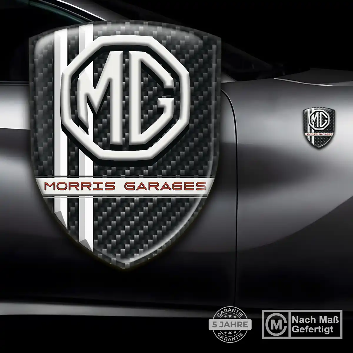 MG Aufkleber 3D Gel Emblem Auto Elegantes Design