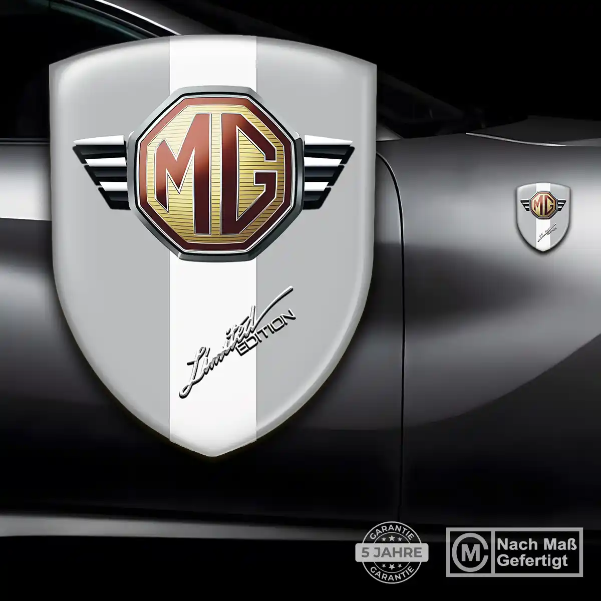 MG Aufkleber 3D Gel Emblem Auto Hochwertiges Harz