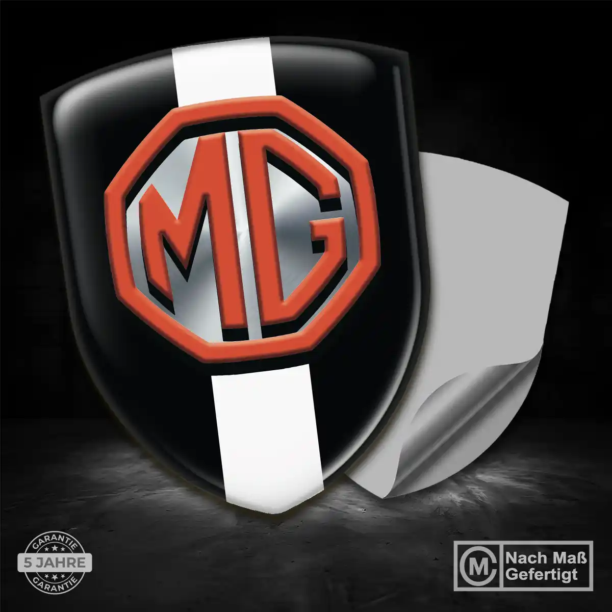 MG Aufkleber 3D Gel Emblem Auto Interieurdesign