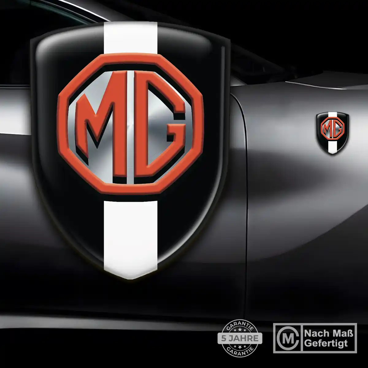 MG Aufkleber 3D Gel Emblem Auto Interieurdesign