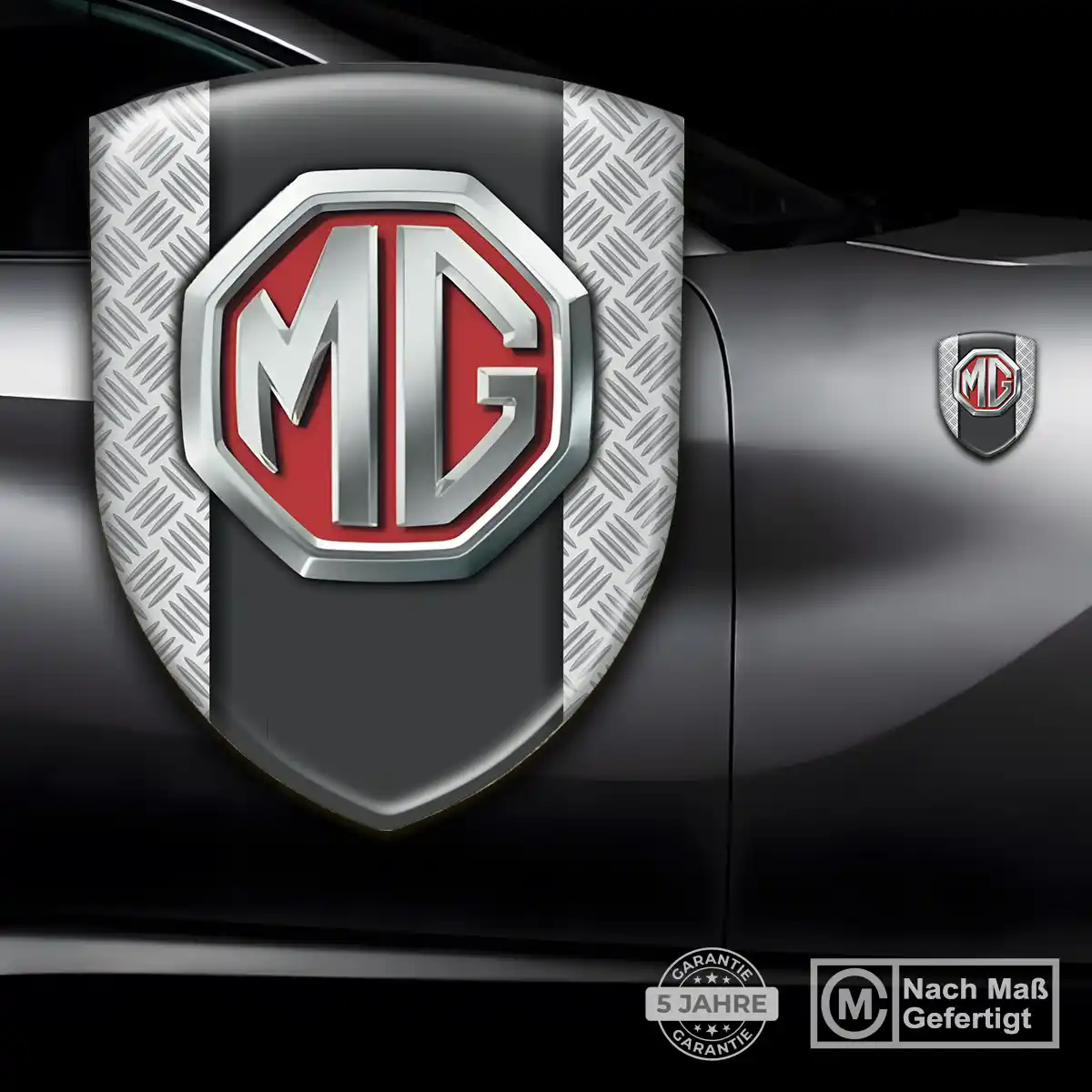MG Aufkleber 3D Gel Emblem Auto Markenedition