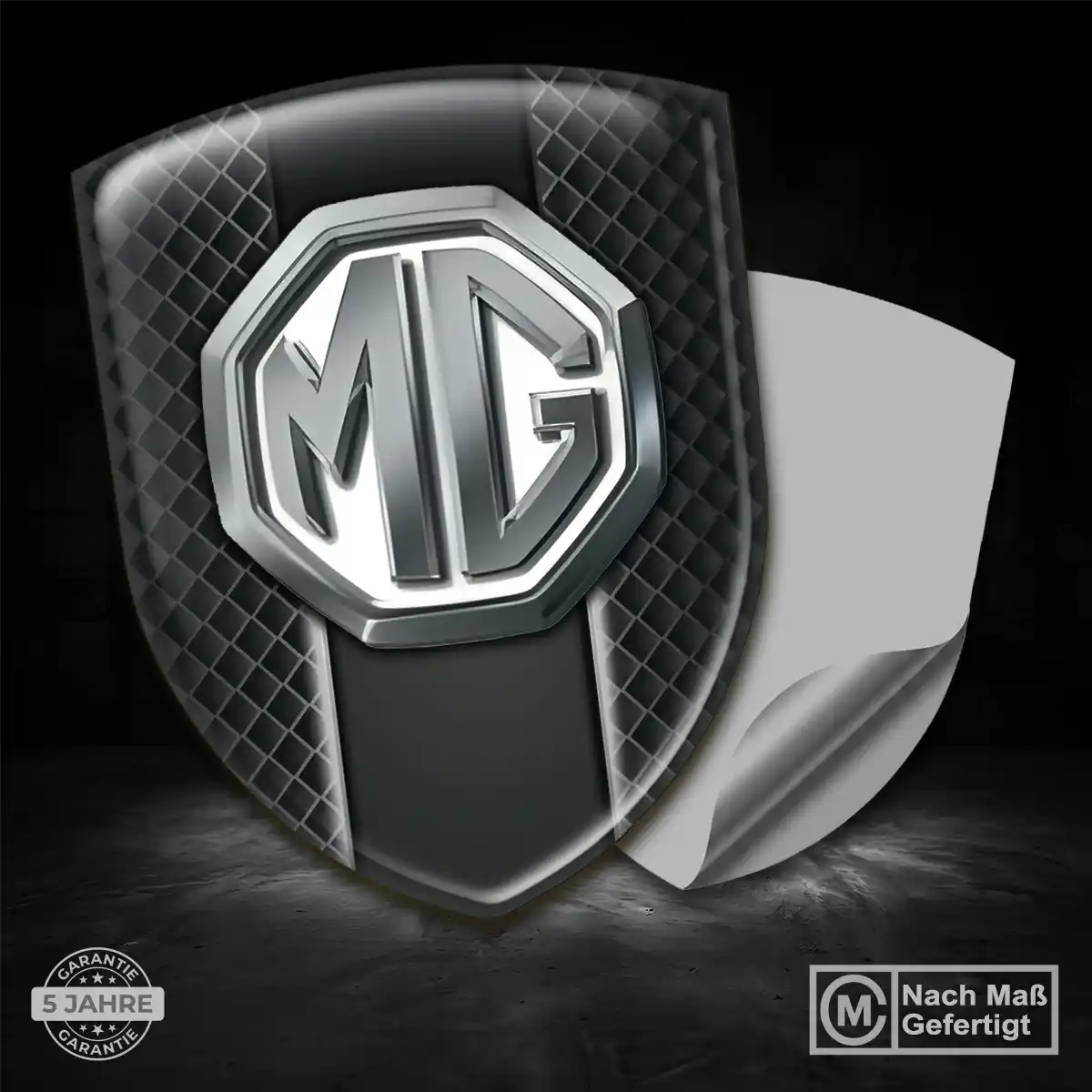MG Aufkleber 3D Gel Emblem Auto Premiumqualität