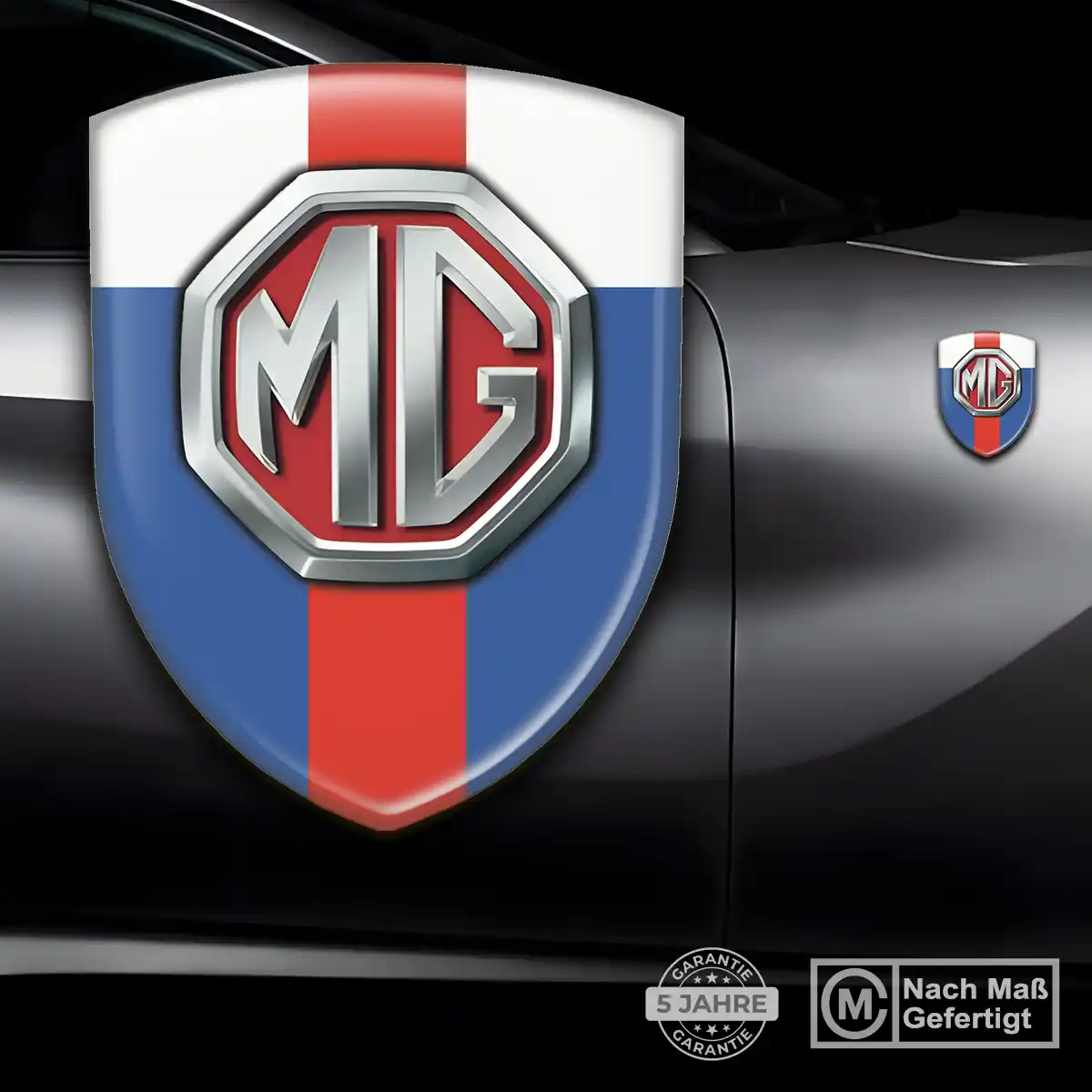 MG Aufkleber 3D Gel Emblem Markenedition