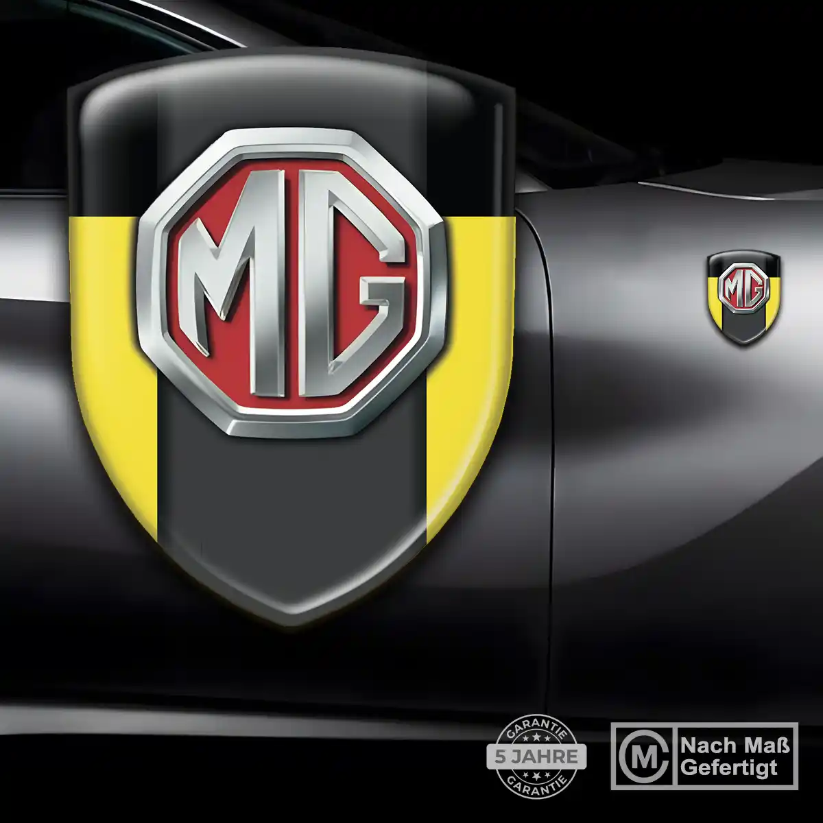 MG Aufkleber 3D Gel Emblem Premium-Edition