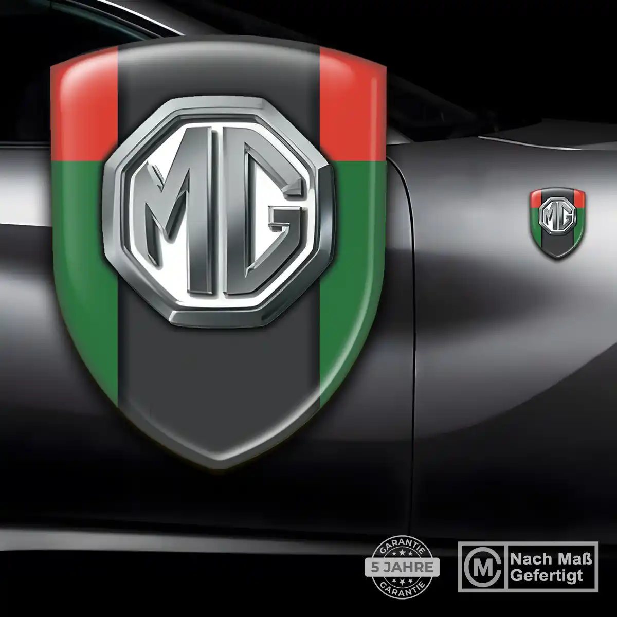 MG Aufkleber 3D Gel Emblem Premiumqualität