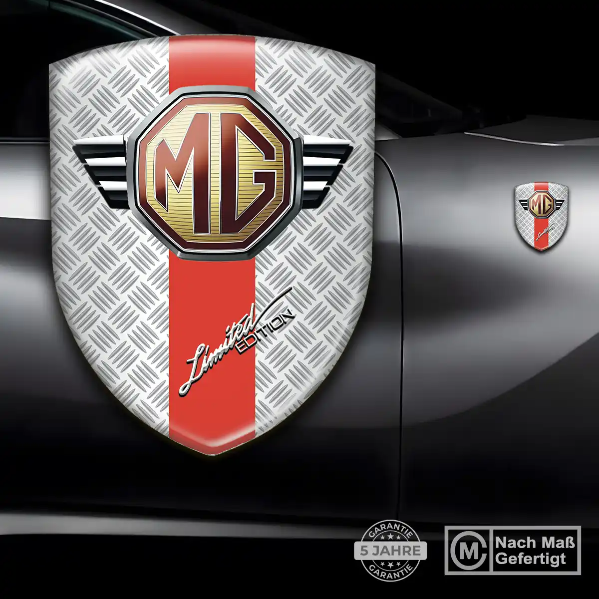 MG Aufkleber 3D Gel Emblem Tuningfahrzeug