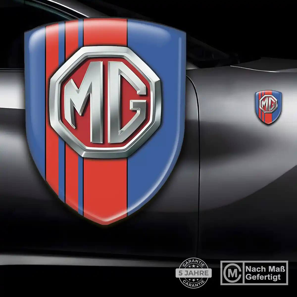 MG Aufkleber 3D Gel Embleme Ausdrucksstarkes Design