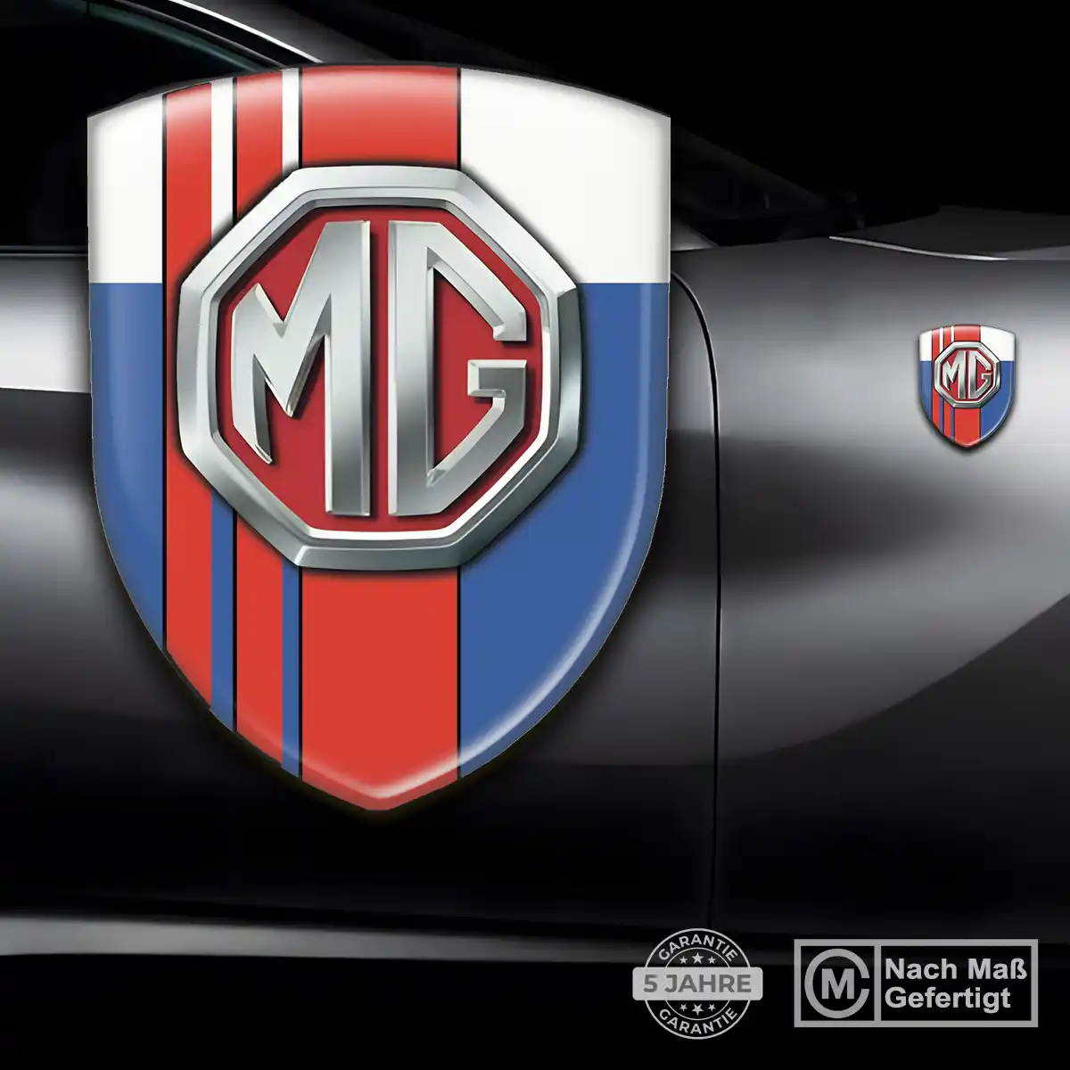 MG Aufkleber 3D Gel Embleme Auto Edles Design