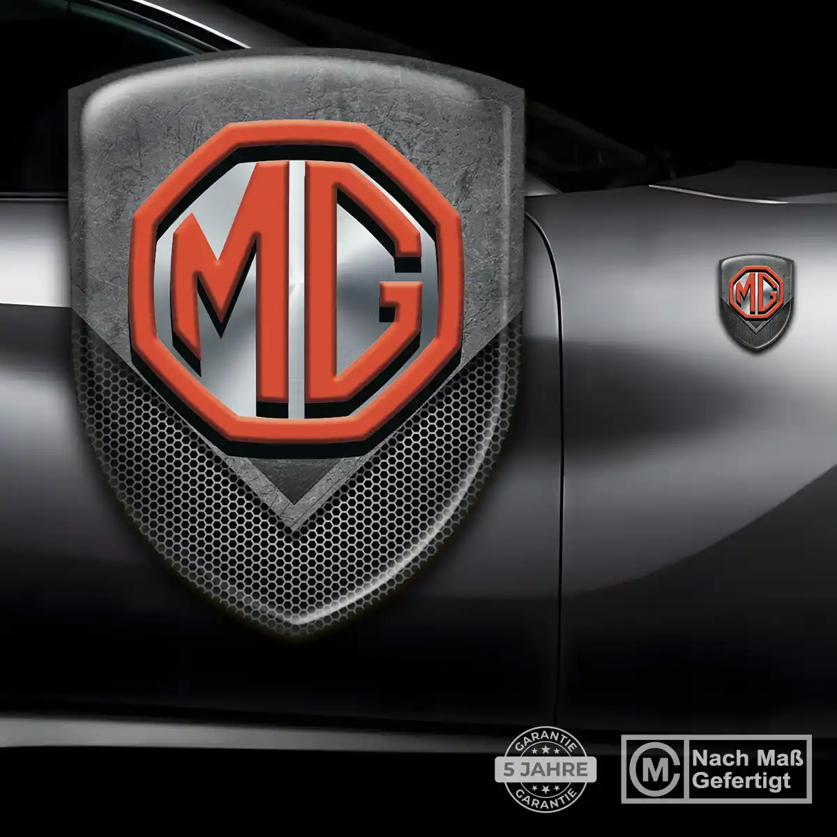 MG Aufkleber 3D Gel Embleme Auto Markenedition