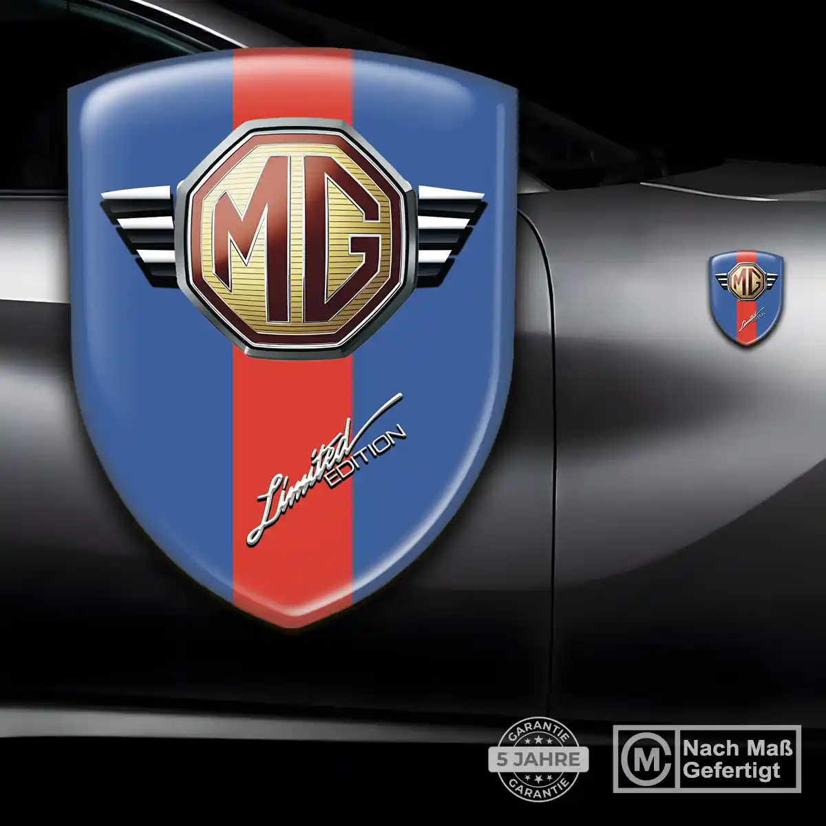 MG Aufkleber 3D Gel Embleme Auto Premium-Edition