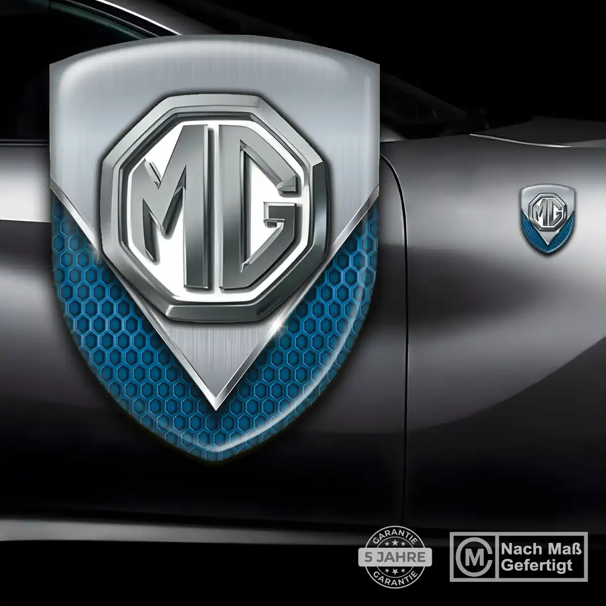 MG Aufkleber 3D Gel Embleme Exterieurdesign