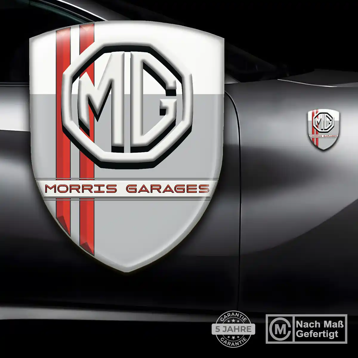 MG Aufkleber 3D Gel Embleme Hochwertiges Harz