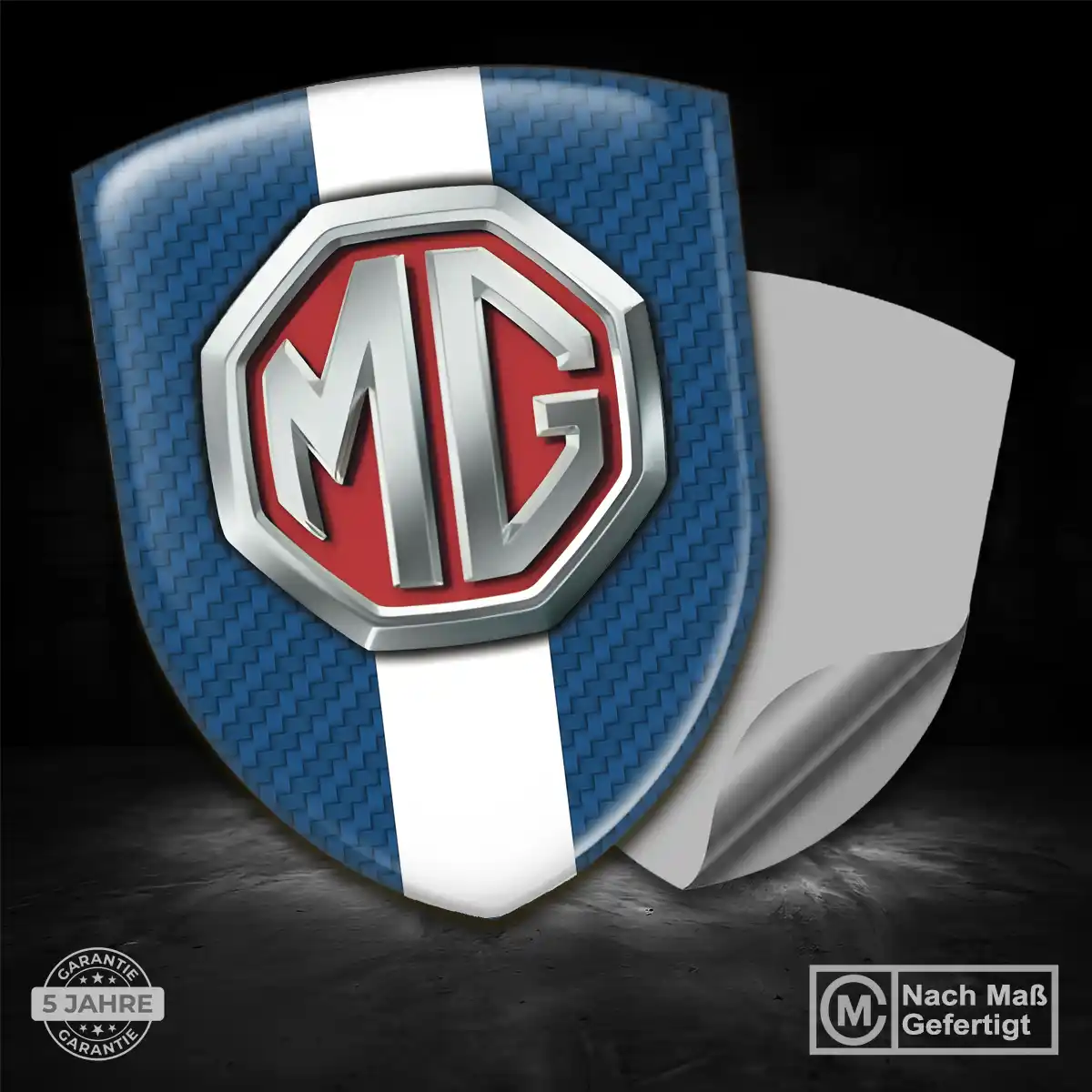 MG Aufkleber 3D Gel Embleme Limitierte Auflage