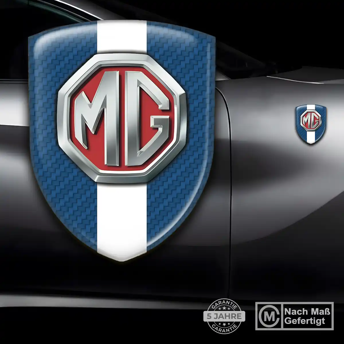 MG Aufkleber 3D Gel Embleme Limitierte Auflage