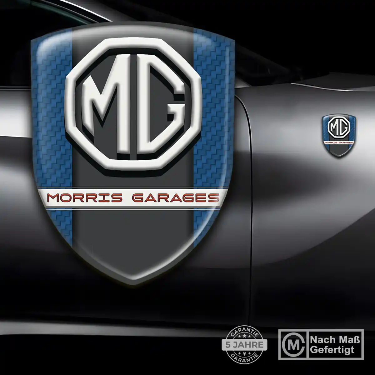 MG Aufkleber 3D Gel Embleme Markenedition