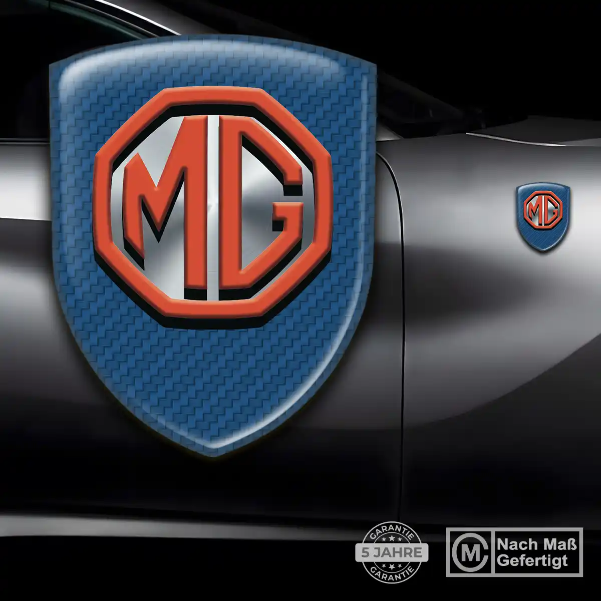 MG Aufkleber 3D Gel Embleme Premium-Edition