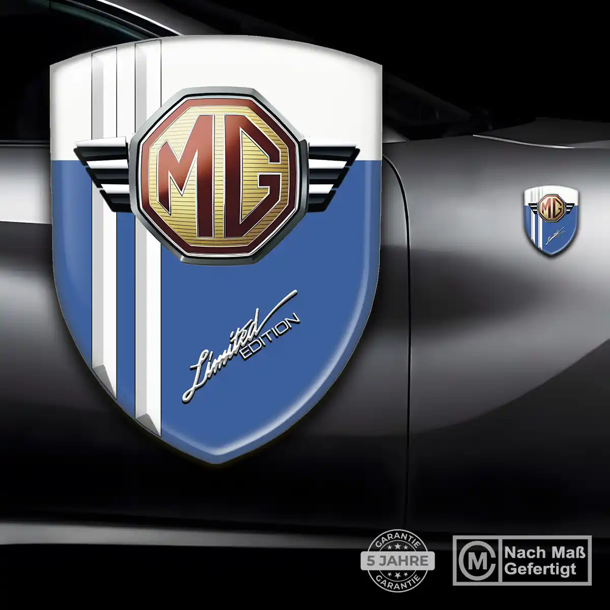 MG Aufkleber 3D Gel Silikon Auto Edles Design